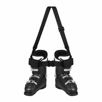 Sangle de transport pour bâtons de ski avec logo personnalisé, réglable, en nylon, pour le ski