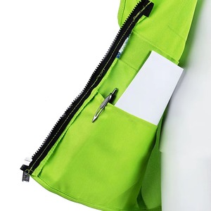 Chaleco de Seguridad de Lona Transpirable de Alta Visibilidad para Hombre, Ropa de Trabajo de Construcción, Estilo Deportivo para Otoño - Product Image 6