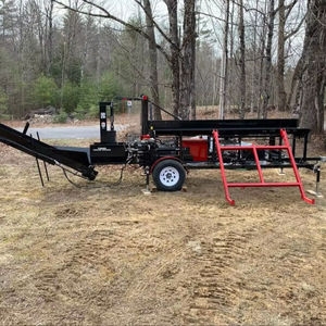 Livraison gratuite, processeur de bois de chauffage Kohler 2,5 CV, tout hydraulique, plateau de 12 pouces pour bûches de 18 pouces de diamètre, convoyeur de décharge hydraulique de 12 pouces - Product Image 1