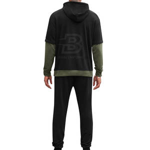 Precio al por mayor 2025 Chándal para hombre Nuevo diseño Ropa de calle Chándal para hombre Venta caliente Hecho en Pakistán - Product Image 3