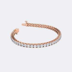 Luxury 925 Silver 9.27CTW <b>Tennis</b> <b>Bracelet</b> Round Prong Set <b>Cubic</b> <b>Zirconia</b> Classic Brilliant Diamond Look Wedding Jewelry Gift - Product Image 5