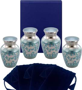 Urna de recuerdo bellamente elaborada, urna de recuerdo de Metal de calidad superior, urna de cremación conmemorativa para adultos para cenizas humanas - Product Image 4