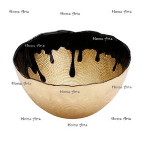 Premium Quality Iron And <b>Glass</b> Decorative <b>Bowl</b> Round Shape Customized Size Fruits <b>Bowl</b> At Lowest Price - Product Image 3