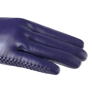Gants en cuir imperméables tactiles pour l'hiver, chauds, élégants, respirants et tendance pour l'extérieur - Product Image 5