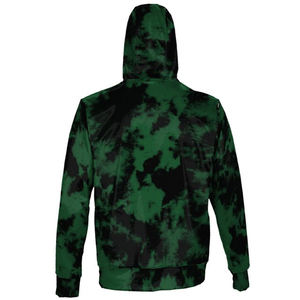 Sweat-shirt à capuche unisexe personnalisé en molleton français, broderie et impression de logo sur le devant, fermeture éclair, tissage anti-rétrécissement - Product Image 6