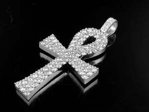 Moissanite diamant croix 925 argent Sterling Hip Hop glacé bijoux fins pendentifs et breloques cadeau d'anniversaire pour lui - Product Image 2