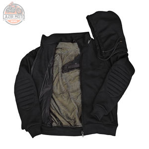 เสื้อฮู้ดสำหรับขี่มอเตอร์ไซค์ไซส์ใหญ่ รุ่นขายดี ทนทาน ได้รับมาตรฐาน CE ป้องกันลม ระบายอากาศได้ดี ผลิตจากผ้าฝ้าย/โพลีเอสเตอร์/ไนลอน - Product Image 4