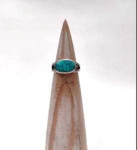 Anillo de banda fina hecho a mano de Plata de Ley 925, joyería de verano ajustable de doble piedra de gran calidad para sus bodas certificadas por IGI - Product Image 2