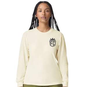 Camiseta de manga larga para mujer, camiseta informal de algodón con cuello redondo, camiseta de color sólido, tela suave, ropa de uso diario - Product Image 1