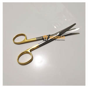 Ciseaux incurvés TC Mayo de qualité chirurgicale 5.5 avec lames d'insertion en carbure de tungstène Instruments chirurgicaux - Product Image 5