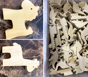 JOUET ANIMAL EN BOIS POUR ÉDUCATION POUR ENFANTS CONCEPTIONS CLASSIQUES JOUET MONDE EN BOIS DE JOUETS ANIMAUX EN BOIS - Product Image 2