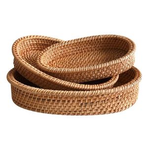 Supplier of Rattan Serving Tray Creative Design Handmade Designer Platter Classic Stylish Wholesale Rattan Tray - Product Image 2