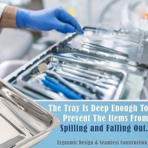 Plateau de stérilisation en alliage d'aluminium de haute qualité Plateau de stérilisation chirurgicale à double niveau pour instruments chirurgicaux - Product Image 5