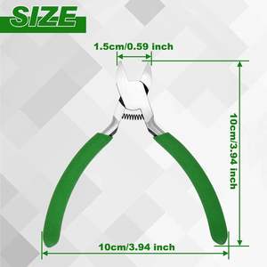 คีมเหล็กคาร์บอนจมูกแบนขนาด5นิ้วสำหรับทำเครื่องประดับทำจากสปริงที่กรามเรียบลื่นใช้งานได้อย่างสบาย - Product Image 3