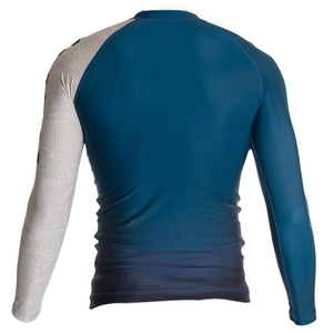 เสื้อรัดกล้ามเนื้อสำหรับออกกำลังกายยิวยิตสู พิมพ์ลายโลโก้ตามสั่ง คุณภาพสูง ขายส่ง แบบเรียบ แขนยาว สำหรับผู้ชาย MMA Bjj Rashgurad - Product Image 3