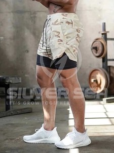 Logo personnalisé sublimé polyester hommes Gym Short de course décontracté solide motif vente entière à bas prix - Product Image 5