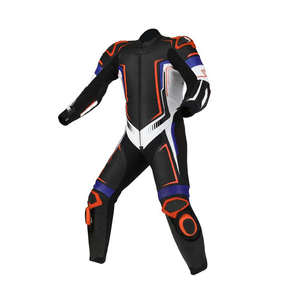 Traje de cuerpo completo para motocicleta, equipo de cuero para montar, comodidad avanzada, protección de seguridad, traje de corredor profesional, construcción duradera - Product Image 5