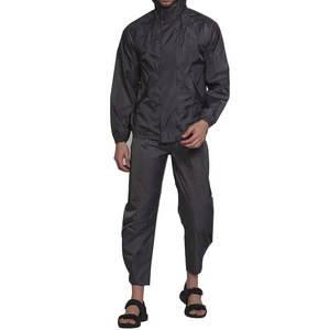 Custom Logo Lightweight Polyester Windbreaker Men Suit Best Quality <b>Zip</b> up Nylon Windbreaker Tracksuits Set - Product Image 1