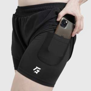 Pantalones Cortos Negros Transpirables Rience - Product Image 5