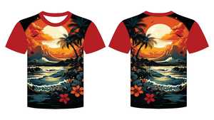 Nuevo diseño Casual hombres 100% poliéster sólido sublimación camisetas verano desgaste transpirable ecológico al por mayor - Product Image 2