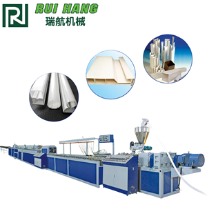 PVC PP PE PC ABS cửa nhỏ và khung cửa sổ hồ sơ máy làm dây chuyền ép đùn máy móc nhựa - Product Image 1