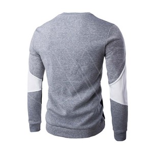 Men's Solid Fleece Regular Fit Breathable Eco-Friendly Casual Warm Winter Sports <b>Sweatshirt</b> - Product Image 2