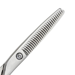 Ciseaux de barbier professionnels droits en acier inoxydable, poignée moyenne, réutilisables, légers, pour une coupe lisse - Product Image 6