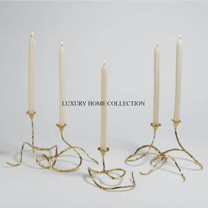 Soporte de vela único hecho a mano de diseño elegante, candelabros de decoración para el hogar y la boda más vendidos para decoración luminosa - Product Image 3