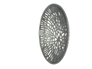 ถาดเสิร์ฟอาหารอลูมิเนียมแบบมีเอกลักษณ์ถาดสีเงินสำหรับบ้านและร้านอาหาร - Product Image 5