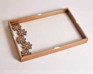 Plateau de service en acrylique personnalisé de luxe avec calligraphie arabe Design d'art islamique Parfait pour le Ramadan, l'Aïd et les cadeaux de pendaison de crémaillère - Product Image 2