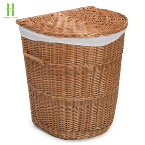 HOT SELLER! New <b>Plastic</b> Rattan Woven Storage Stylish Wood Color Rectangular Hand-Woven Linen <b>Laundry</b> <b>Basket</b> - Product Image 4