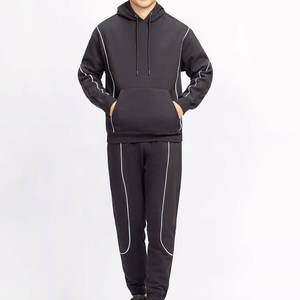 Ensemble de survêtement pour homme, sweat-shirt à capuche, pantalon de survêtement, tenue de sport décontractée pour adultes - Product Image 1