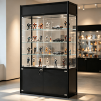 Vitrine murale optique en verre pour magasin de lunettes et chaîne de vente au détail, vente en gros