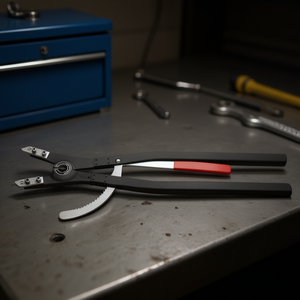 คีมล็อคแหวนล็อคแบบเคลือบผงสีดำของ Knipex พร้อมปลายตรงสำหรับแหวนล็อคภายนอก ประเภทสินค้า - Product Image 3