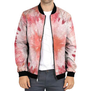 2023 chaqueta cortavientos ligera personalizada para hombre, cuello levantado, cremallera, prendas de vestir, chaqueta de caza Bomber de lona - Product Image 1