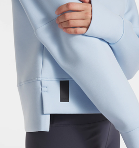 เสื้อฮู้ดลำลองของผู้หญิงผ้า320กรัมย้อมสีล้วนมีฮู้ดด้านหน้าราคาถูกสไตล์ใหม่สำหรับฤดูหนาว - Product Image 5