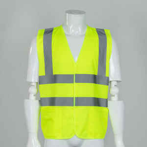 Chaleco reflectante de trabajo para hombres, ropa de trabajo de seguridad, alta visibilidad, duradero, ajuste cómodo, OEM, ODM, directo de fábrica, venta al por mayor, personalizado - Product Image 1
