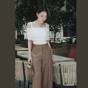 Conjunto elegante de alta calidad de manga corta y pantalones largos-Perfecto para trabajar y jugar, combinando estilo y comodidad - Product Image 2