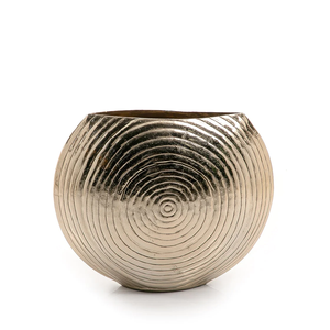 Floreros de aluminio de mesa de último diseño para decoración de sala de estar, diseño moderno de urnas de aluminio fundido, florero - Product Image 1