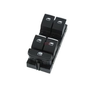 Interrupteur de vitre de porte avant gauche 5g0959857cwzu - Interrupteurs automatiques chromés compatibles avec VW Golf 13 et Passat 15 - Product Image 1
