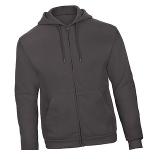 Sudadera con Capucha Gris con Cierre Completo 2025, Chaqueta Unisex de Felpa de Algodón con Cierre Completo, Nueva Impresión de Logotipo Personalizado, Sudadera Informal de Invierno - Product Image 4