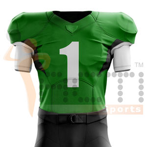 ชุดเสื้อเจอร์ซี่อเมริกันฟุตบอลมีสองสีเครื่องแบบเสื้อฟุตบอลสไตล์อเมริกันแบบมืออาชีพ - Product Image 3