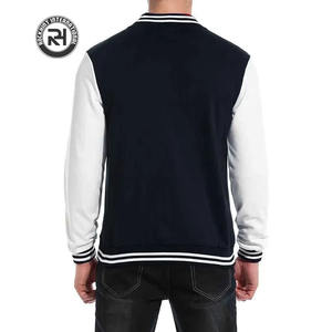 Vente en gros de veste universitaire à manches en cuir de laine de qualité supérieure personnalisée veste Letterman OEM sports universitaires hiver rue principale - Product Image 5