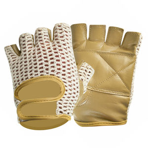 Último diseño de gel transpirable acolchado medio dedo guantes de ciclismo invierno montar en bicicleta medio dedo OEM servicios personalizados disponibles - Product Image 3