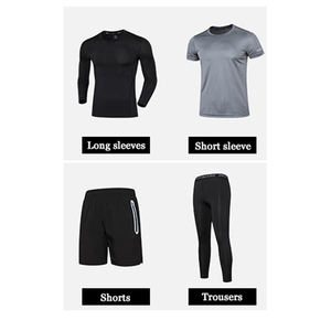 Ropa Deportiva Personalizada para Hombre, Tops Deportivos, Ropa Deportiva para Correr, Conjunto Deportivo para Gimnasio, Chándal para Correr, Trajes de Entrenamiento, Conjuntos Deportivos para Hombre - Product Image 4
