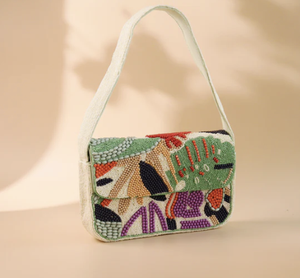 Sacs à bandoulière perlés faits à la main, sacs d'été perlés, sacs à bandoulière perlés, dupe de sacs à main perlés, sacs à main perlés d'Inde par glowin fashion - Product Image 2