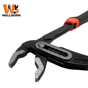 <span class=keywords><strong>Pince</strong></span> multiprise de 10 pouces - <span class=keywords><strong>Pince</strong></span> réglable robuste à joint coulissant et à joint rainuré avec poignée rembourrée, finition oxyde noir - Product Image 5
