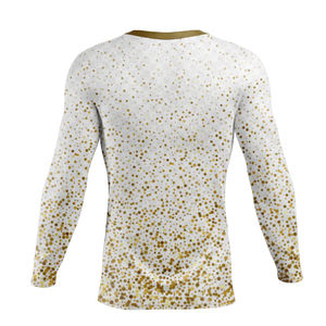 Rashguard à manches longues personnalisé pour hommes, chemises de compression pour le surf, sublimées avec le drapeau national, rashguard de grappling pour hommes, vêtements de sport - Product Image 2