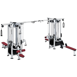 Structure de musculation 8 stations reconditionnée pour entraînement complet du corps à domicile et en intérieur - Product Image 1