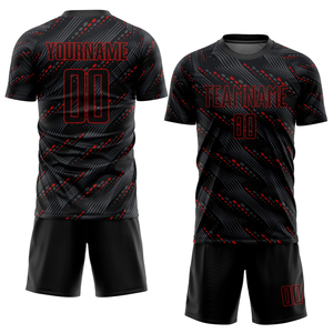 2025 nouveau maillot de Football pour hommes ensemble personnalisé séchage rapide tissu sublimé uniforme de Football professionnel 3D uniforme de Football - Product Image 6